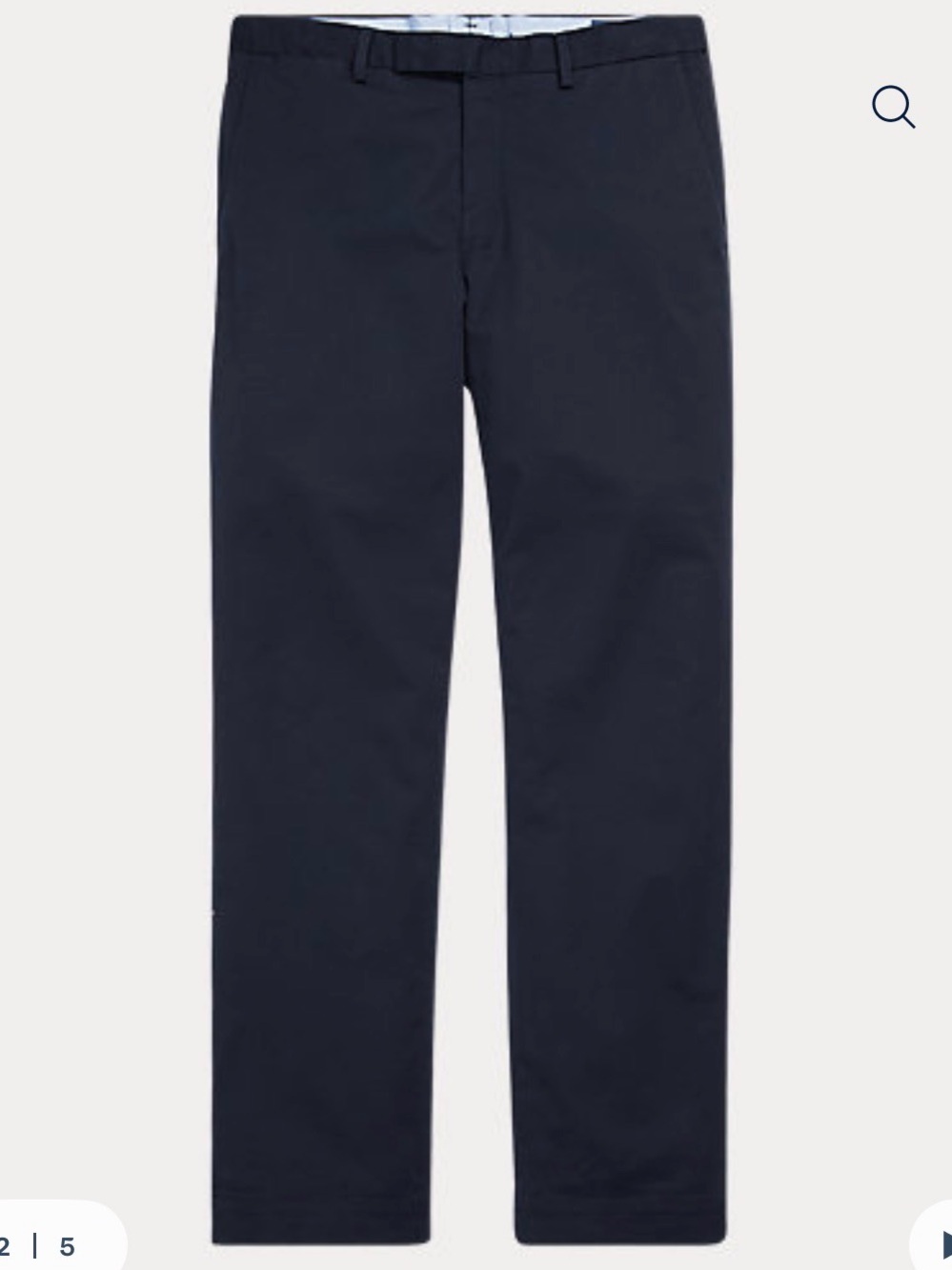Polo Ralph Lauren Greenwich Chino Men's Stretch Straight Fit Navy 31x34